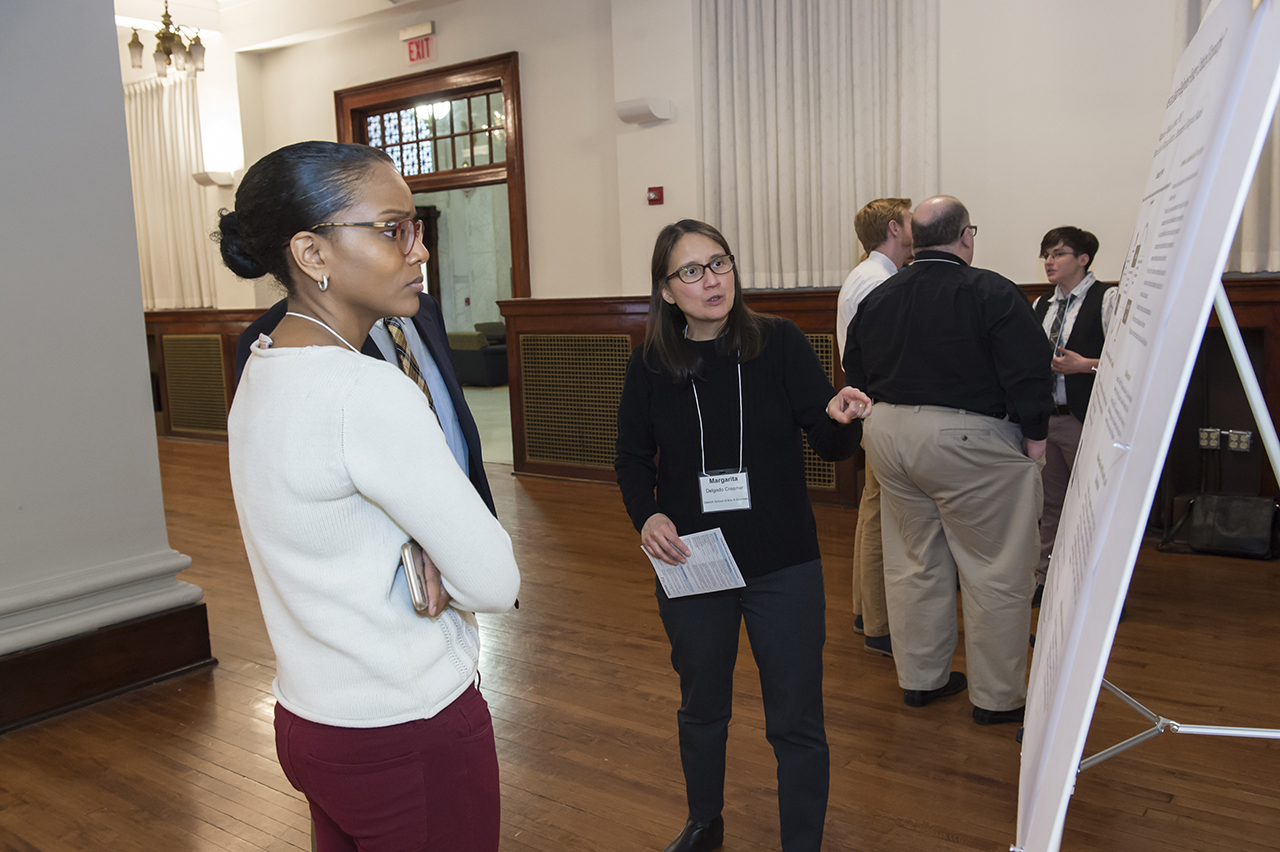 Provost Diversity Institute for Faculty Development lunch and poster session hosted by the Center for Teaching and Learning, held at the Connolly Ballroom, Thursday, April 19, 2018.