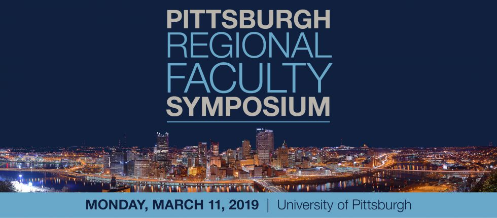 2019 Pittsburgh Regional Faculty Symposium Banner