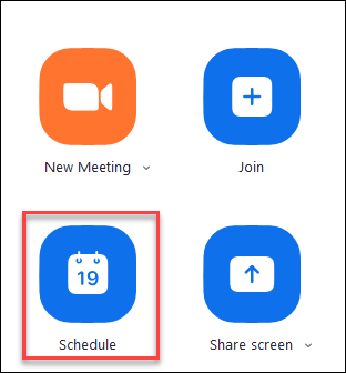 Zoom Meetings app
