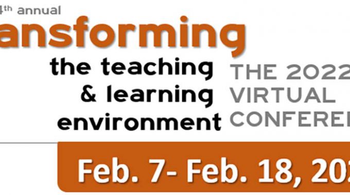 Logo For Transforming The Teaching & Learning Environment Conference For Feb. 7-18, 2022