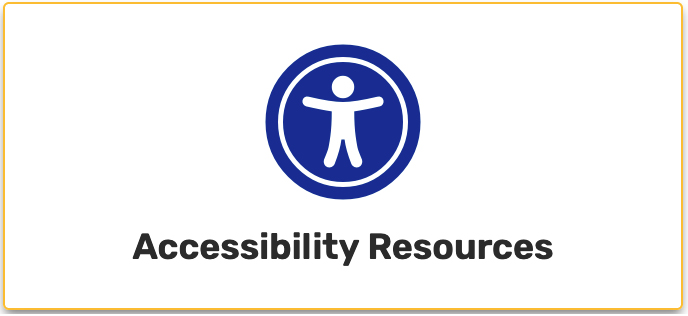 Accessibility Resources tile.