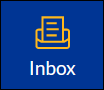 Screenshot of inbox icon from the Canvas main navigation menu.