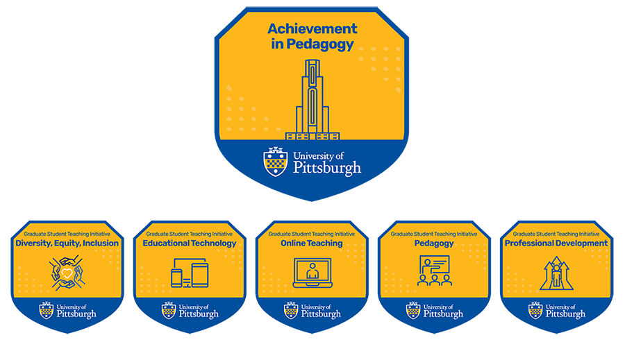 Graduate Student Teaching Initiative pedagogy badge plus concentrations